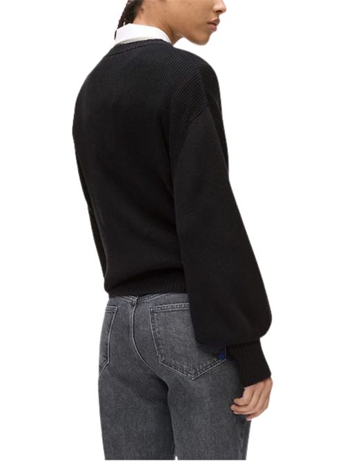 Maglioncino con maniche a palloncino in cotone Karl Lagerfeld jeans | A4W18014999